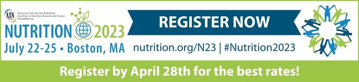 NUTRITION 2023 Registration Banner & Link